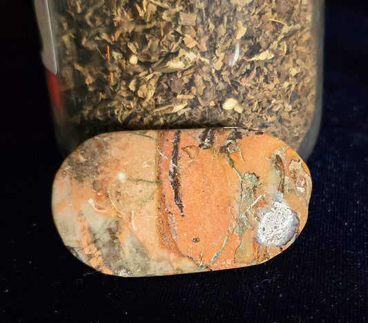 Peach Agate Palm Stone – Metaphysical | Natural Peach Agate for Emotional Comfort| Crystal for Meditation & Ritual Use