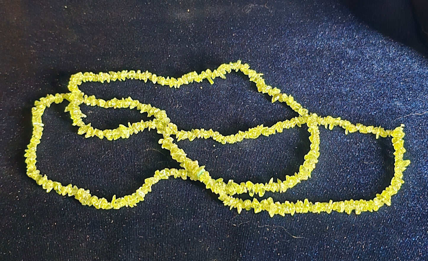 Peridot Chip Necklace for Renewal and Heart Healing