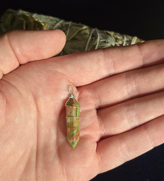 Unakite Point for Emotional Balance