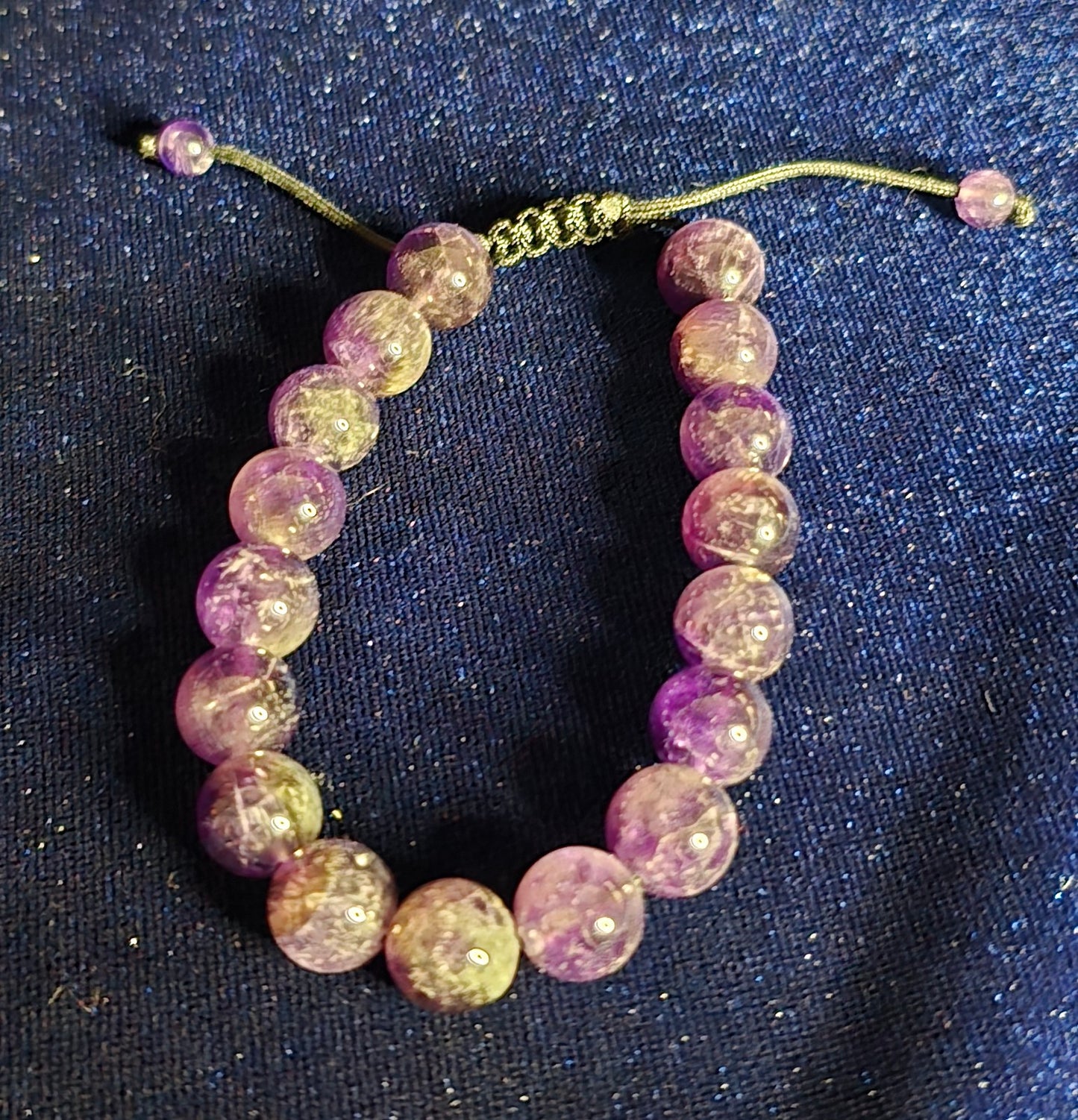 Violet Amethyst Bracelet for Calm and Insight