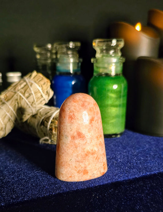 Sunstone Freeform Crystal for Energy and Confidence