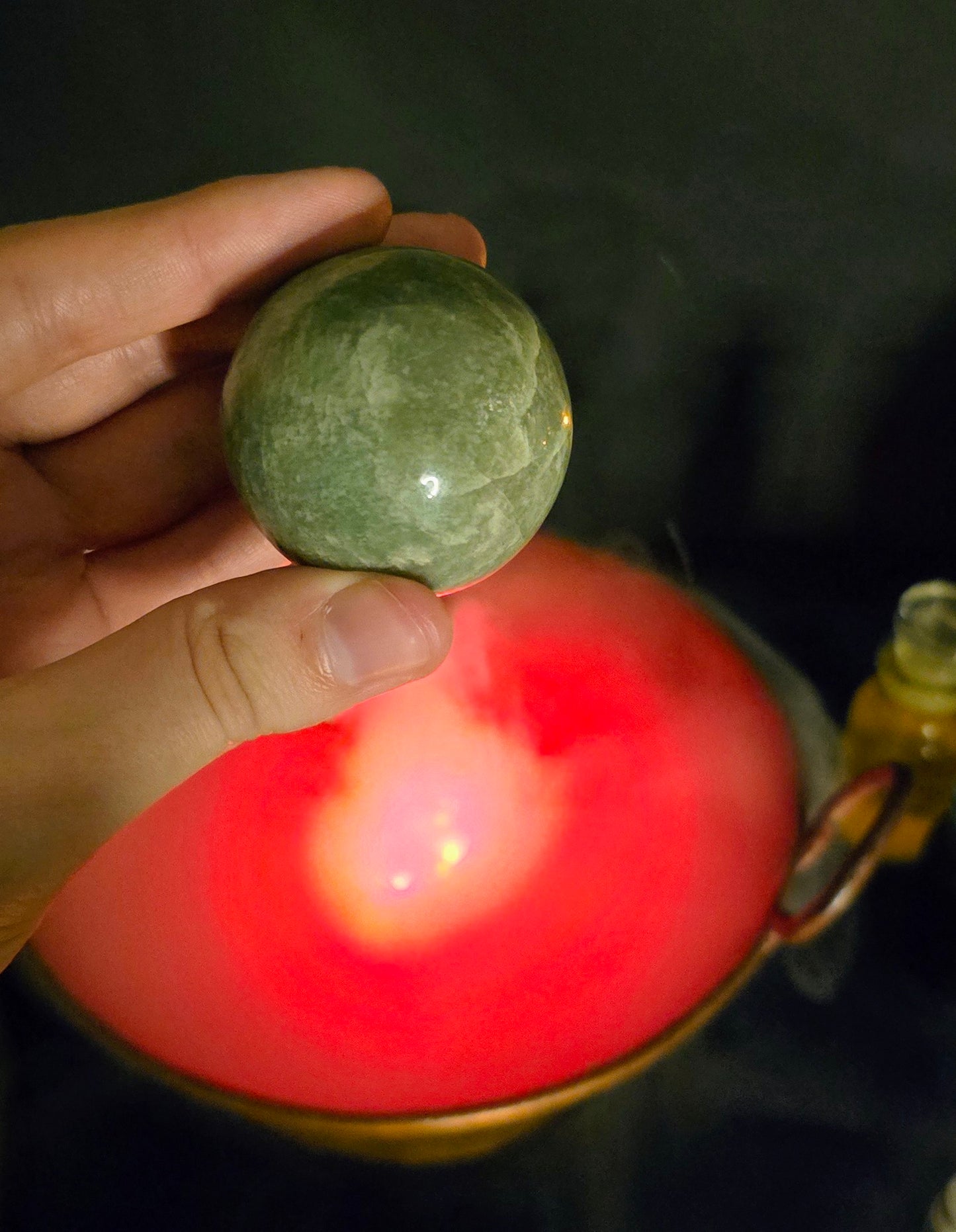 Amazonite Sphere – Soothing Orb of Truth, Flow, and Feminine Power