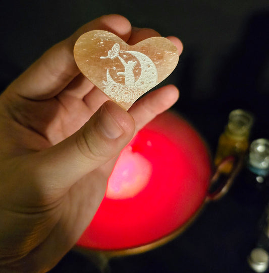 Selenite Etched Plate – Purifier and High Vibration Charging Tool