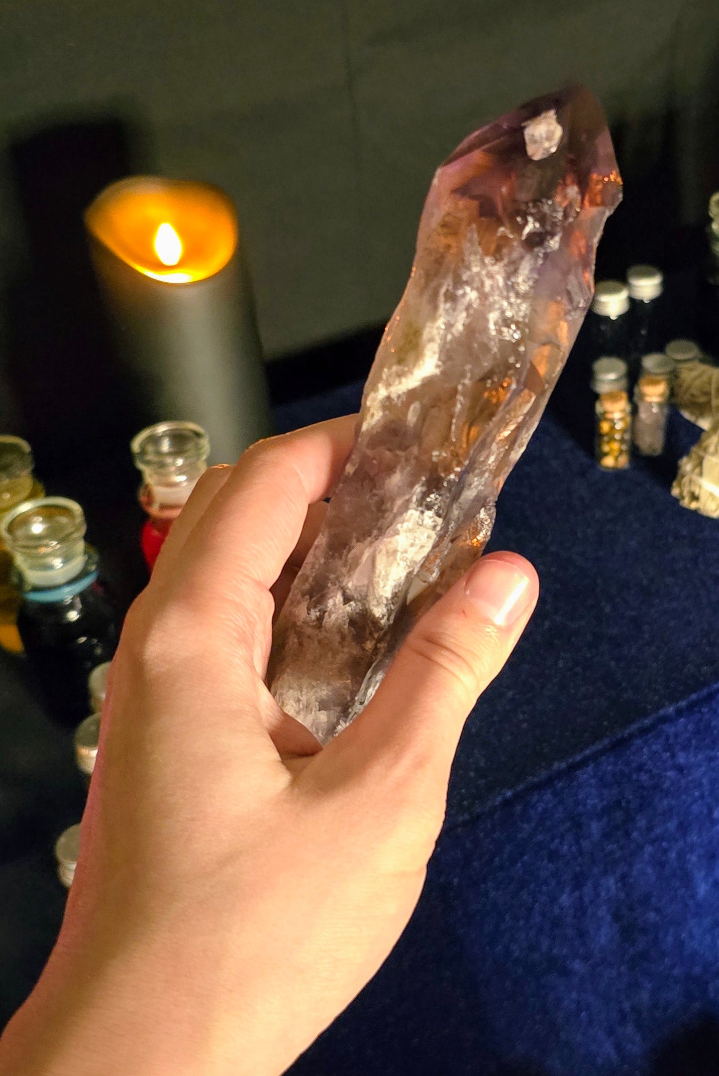 Bahia Amethyst Dragontooth Spear – Crown of Insight, Spirit, and Protection