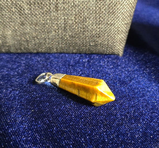 Tiger Eye Pendant for Prosperity and Protection