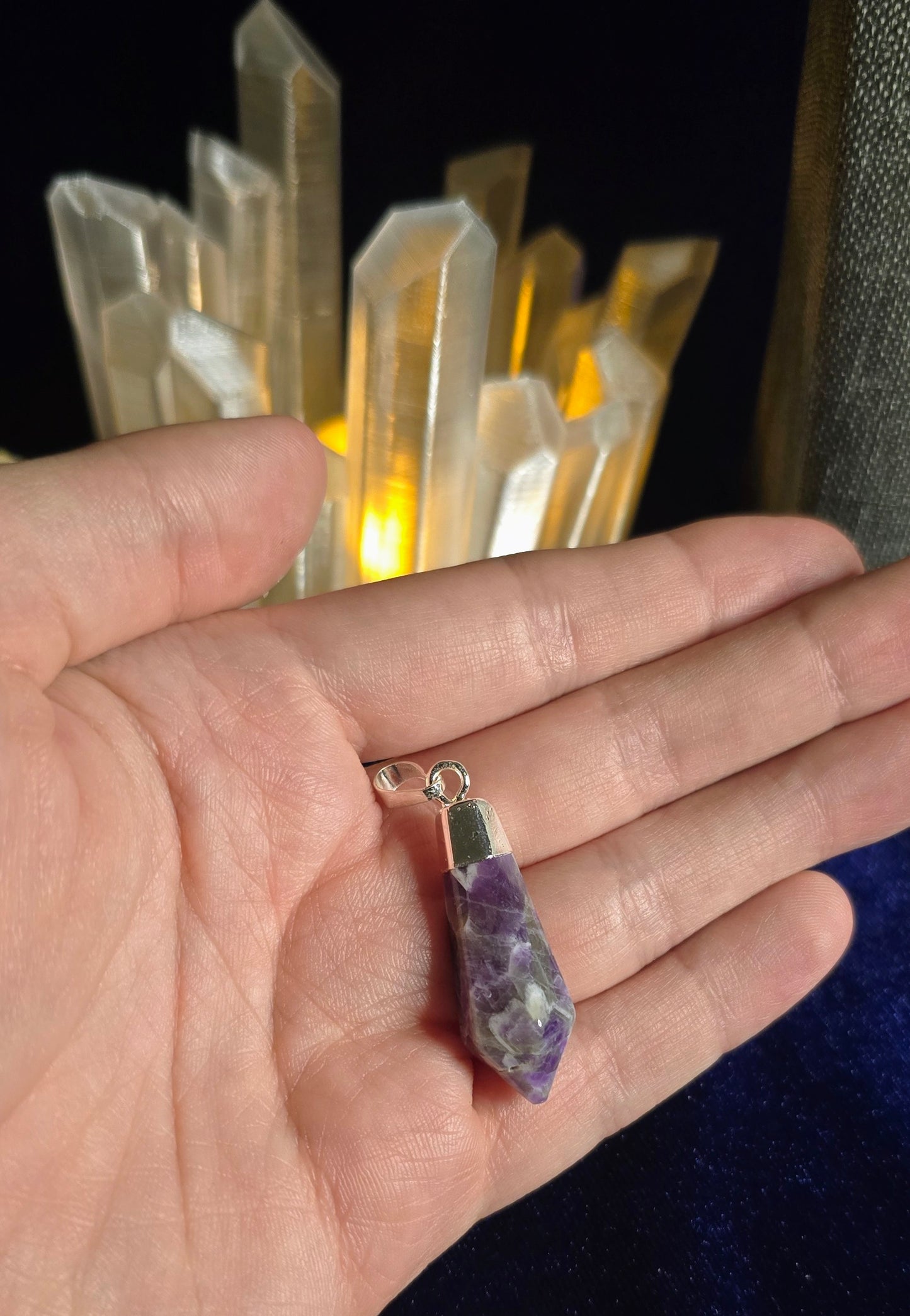 Amethyst Pendant for Spiritual Clarity