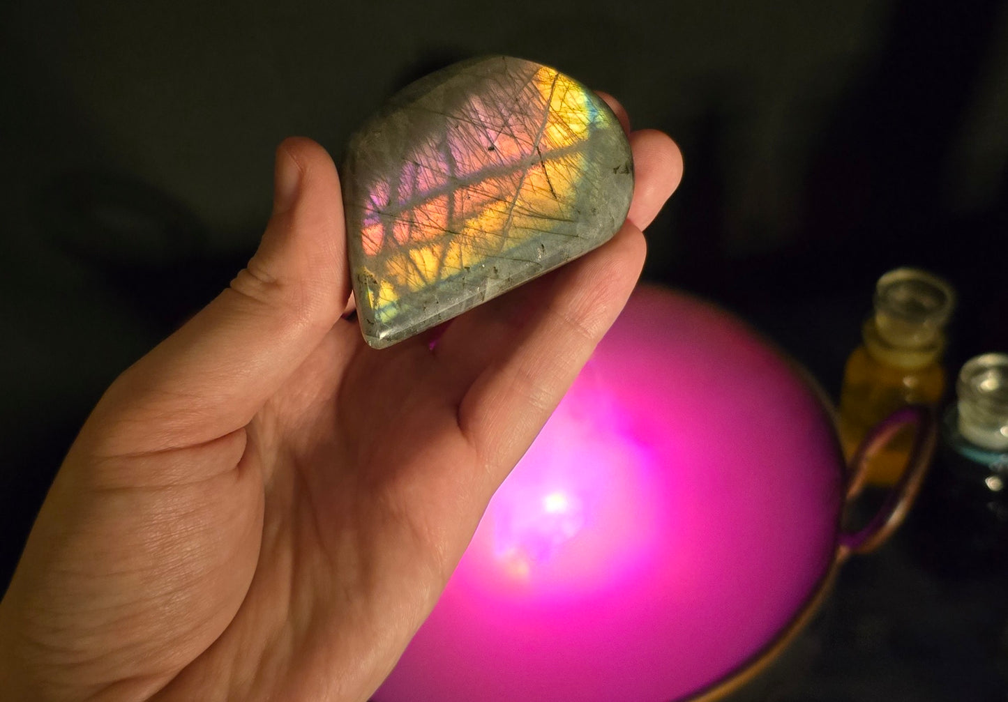 Labradorite Free Form – Mystic’s Mirror and Auric Shield