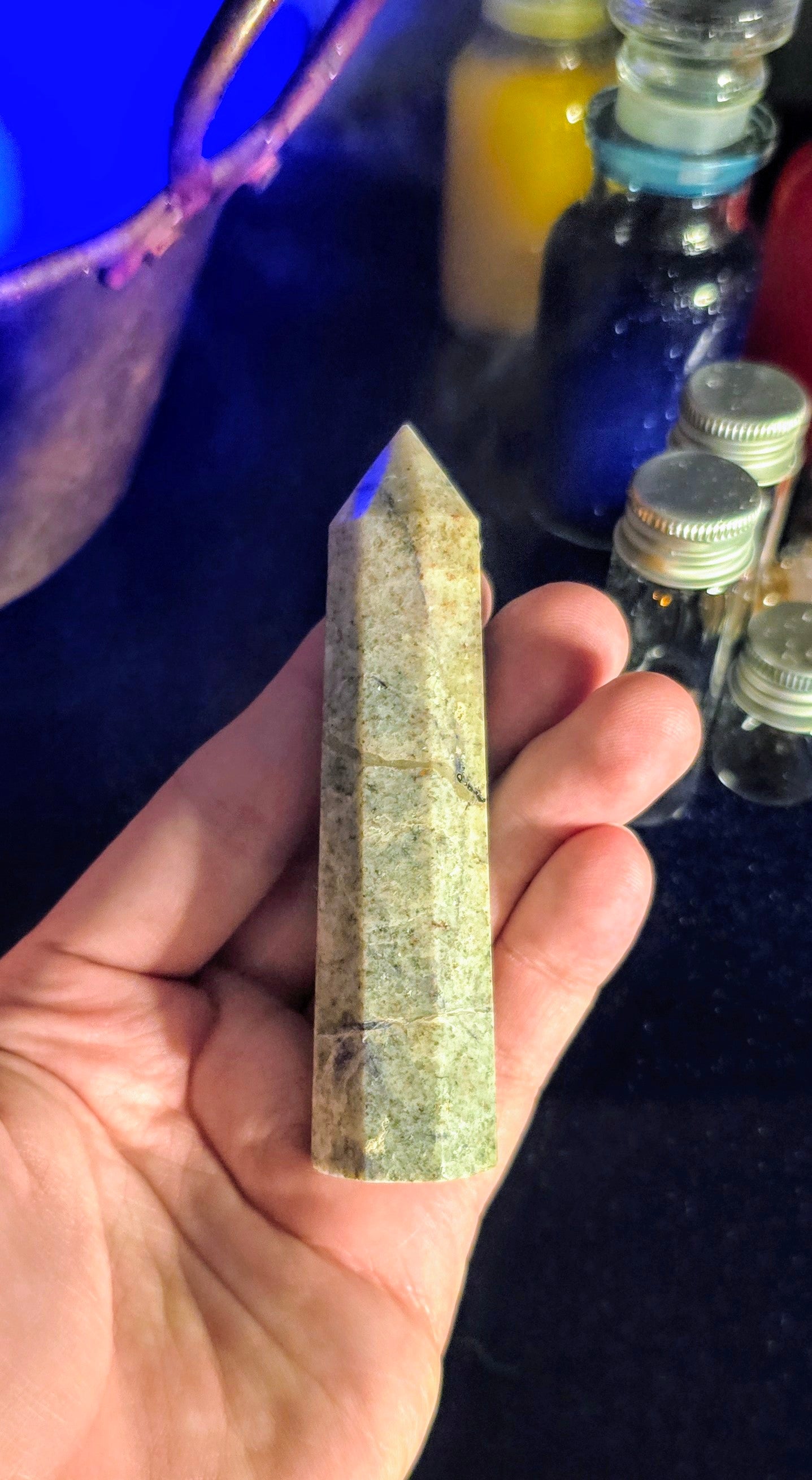 Tiffany Stone Obelisk for Intuition and Love