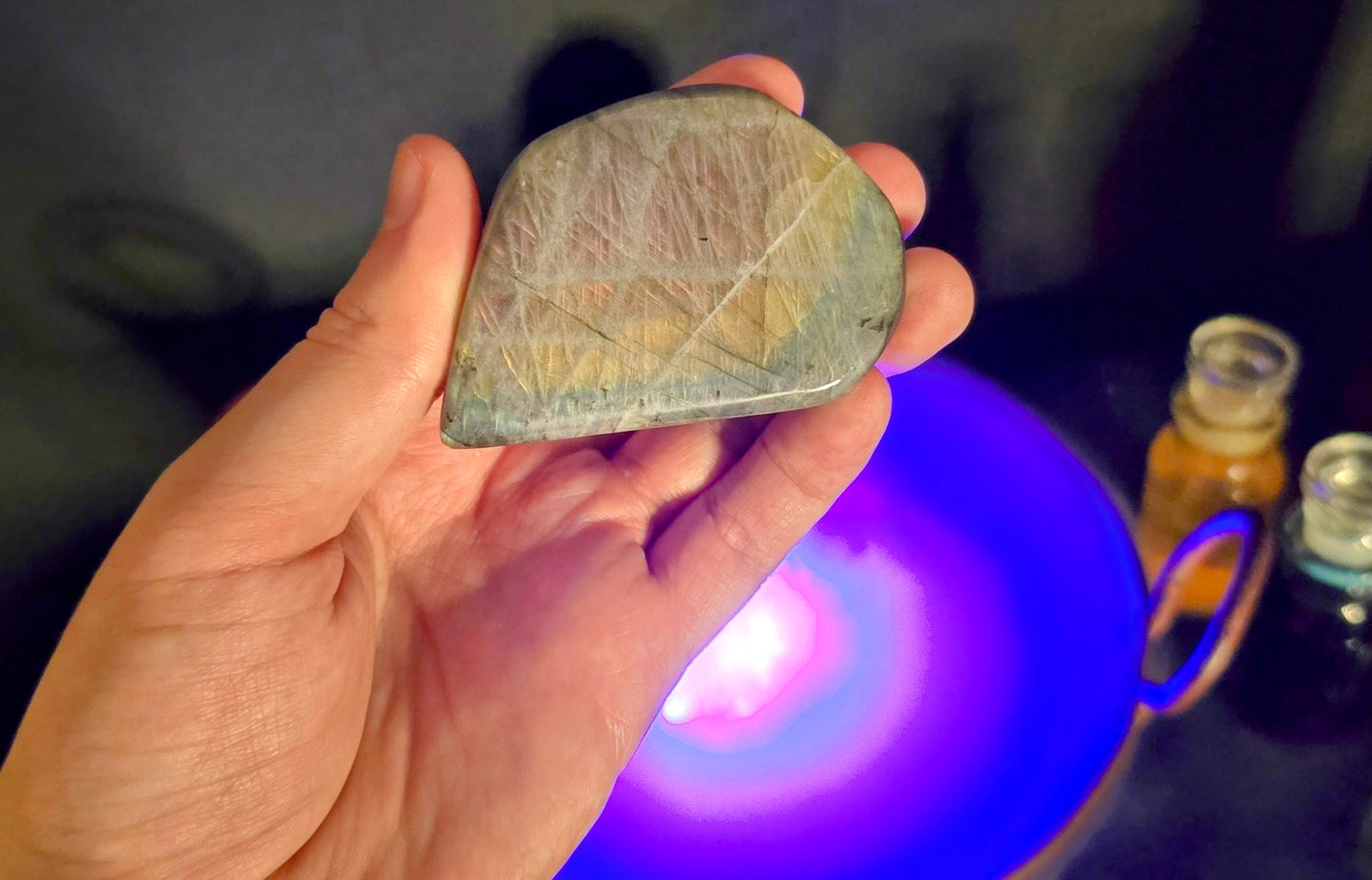 Labradorite Free Form – Mystic’s Mirror and Auric Shield