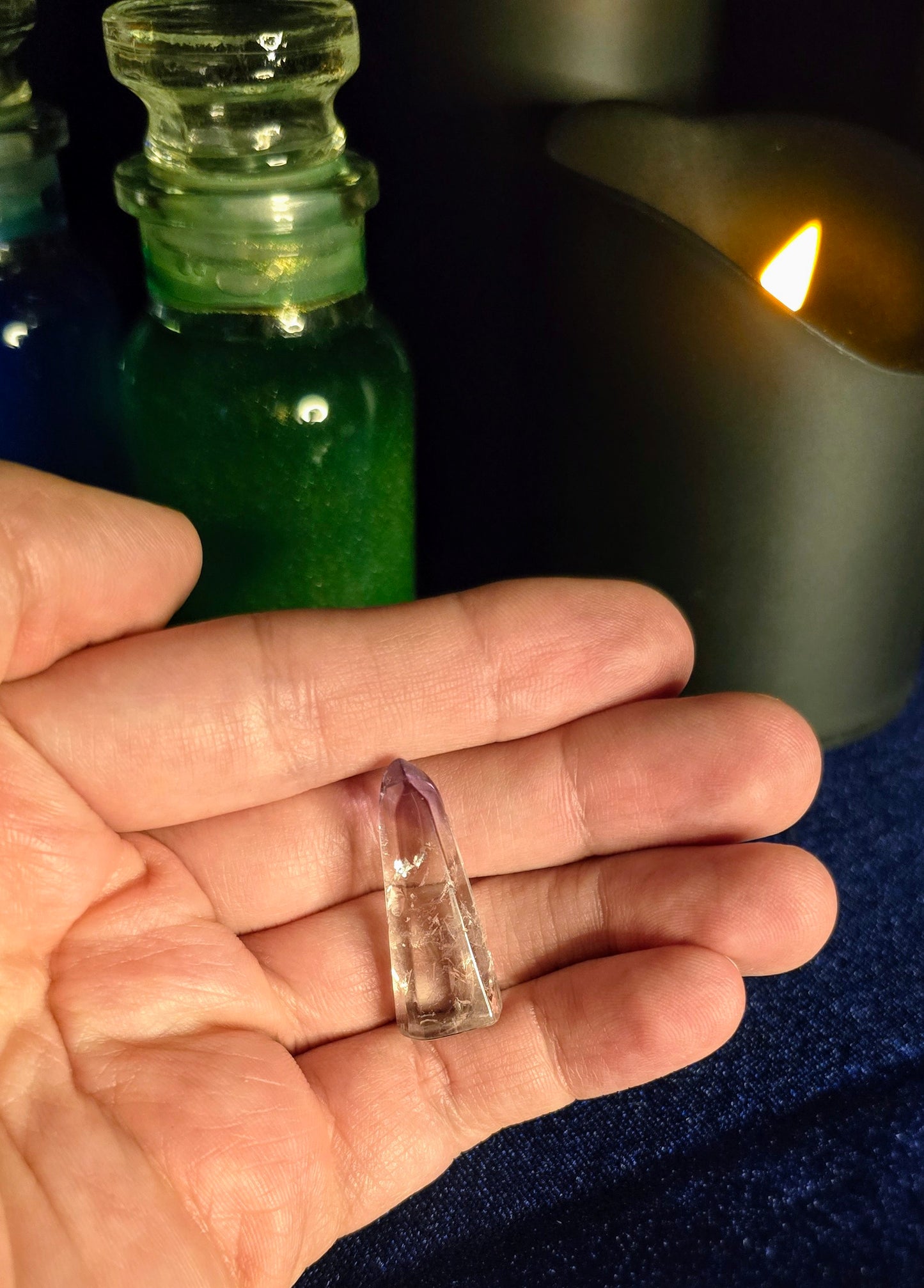 Amethyst Obelisk for Spiritual Clarity and Emotional Healing