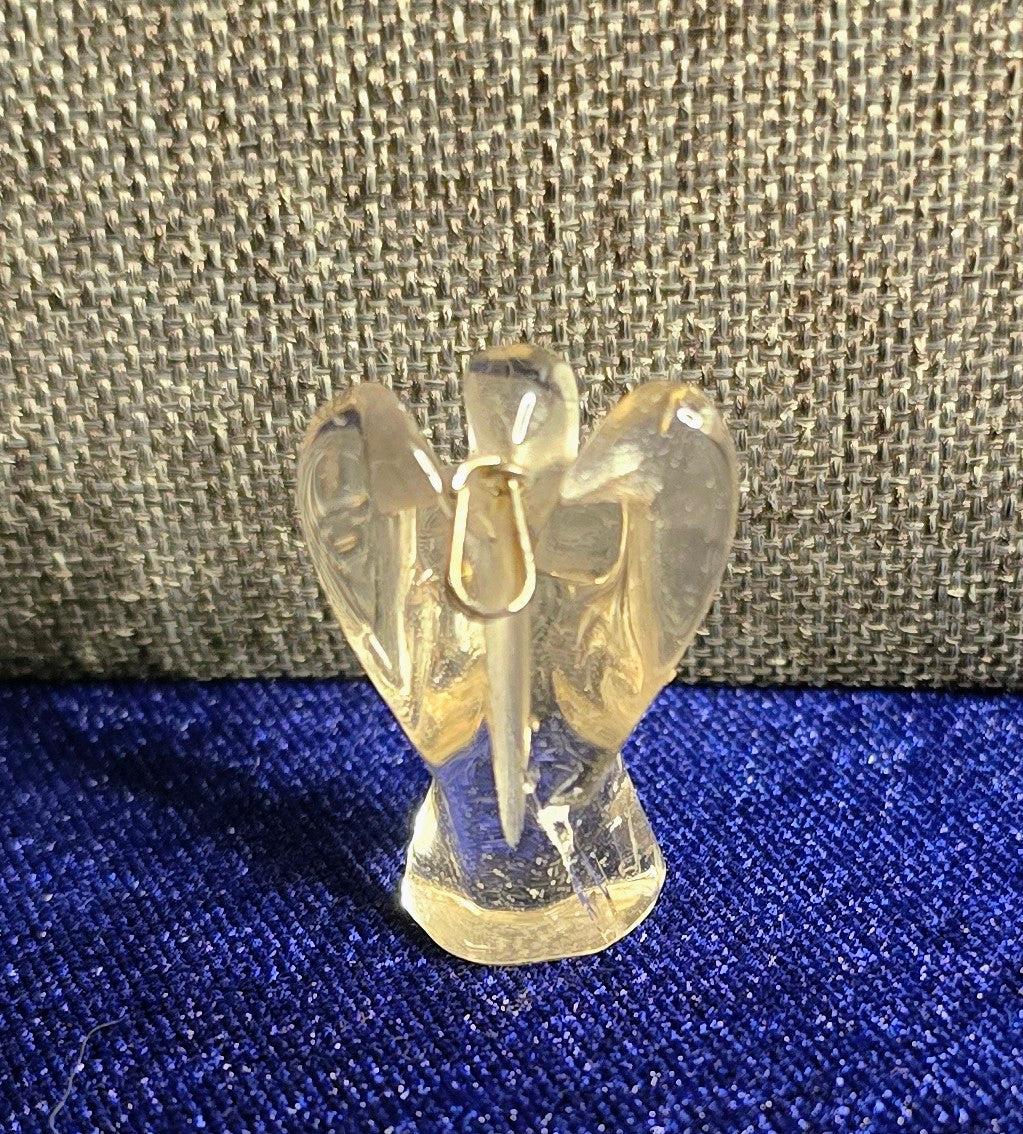 Smoky Quartz Angel Pendant for Spiritual Grounding