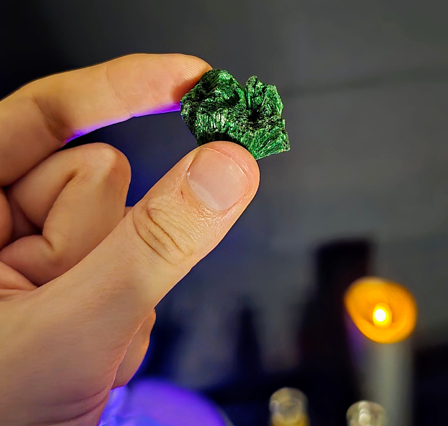 Fibrous Malachite – Guardian of Emotional Alchemy and Protective Flow