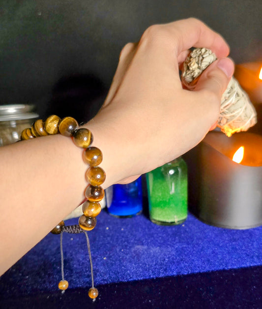 Golden Tiger Eye Bracelet for Courage and Intuition