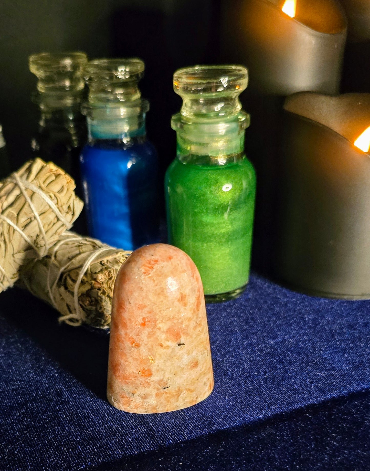 Sunstone Freeform Crystal for Energy and Confidence